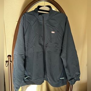 Figs Sydney Scrub Jacket in Dark Harbor XL